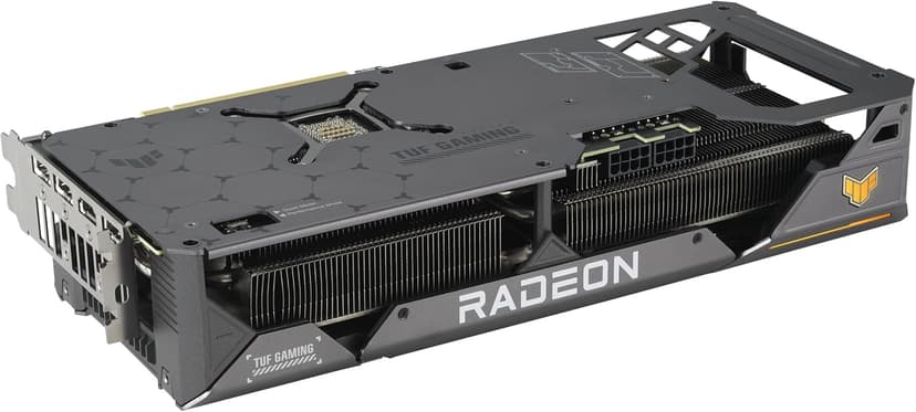 ASUS TUF Gaming Radeon™ RX 7600 XT OC Edition 16GB GDDR6 Graphics Card (AMD RDNA™ 3, PCIe 4.0, HDMI 2.1, DisplayPort 2.1, Axial-tech Fan Design, Auto-Extreme Technology, GPU Tweak III, and More)