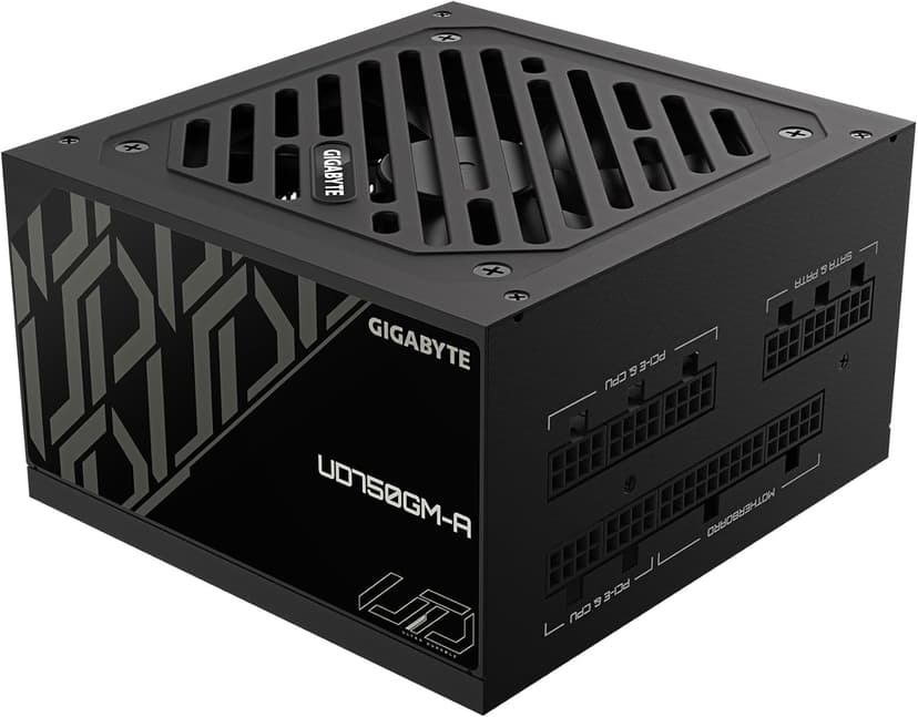 GIGABYTE 750W PSU - 80 Plus Gold Certified - Fully Modular Power Supply (GP-UD750GM-A)