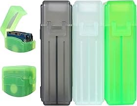 2.5 Inches SSD Hard Disk Drive Protection Storage Box Case For Solid State Disk, Pack of 3 Assorted Colors(Grey/White/Green)