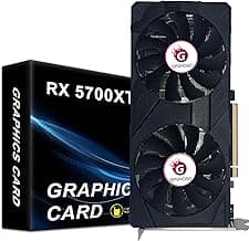 Radeon RX 5700 XT 8GB Graphics Card GDDR6 2560SP 256bit Computer Graphics Cards GPU PCI-e 4.0 x16 HDMI/DisplayPort*3 Interface,AMD Video Cards for PC Gaming and Office, Support Up to 8K