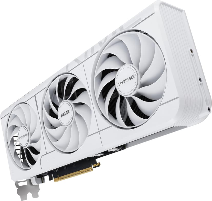 ASUS The SFF-Ready Prime GeForce RTX™ 5070 12GB GDDR7 White OC Edition Graphics Card (PCIe® 5.0, 12GB GDDR7, HDMI®/DP 2.1, 2.5-Slot, Axial-tech Fans, Dual BIOS)