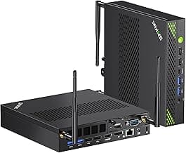 GMKtec Mini PC Workstation, Intel Core i9 13900HK(14C/20T) up to 5.4GHz, Mini Computer 64GB DDR5 RAM 1TB SSD with 8X USB Ports/COM/HDMI/DP Office Business