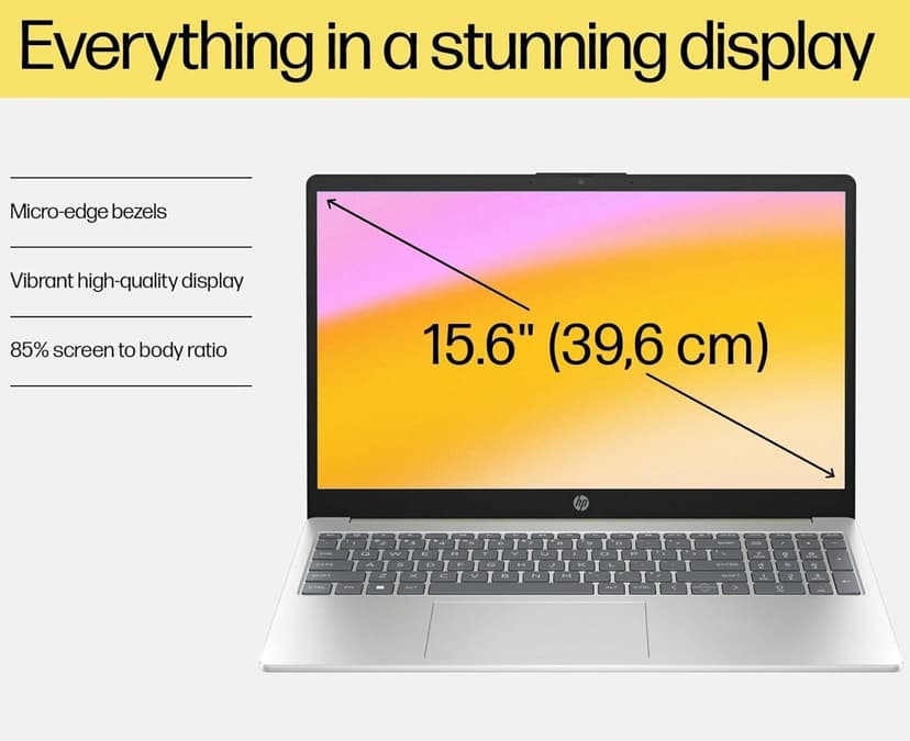 HP Laptop Computer for Home and Business Student, 15.6" FHD, Intel 4-Core Processor (Beat i3-1115G4), 32GB DDR4 RAM, 1TB PCIe SSD, WiFi 6E, Bluetooth 5.3, Type-C, HDMI, Windows 11 Pro, Tichang