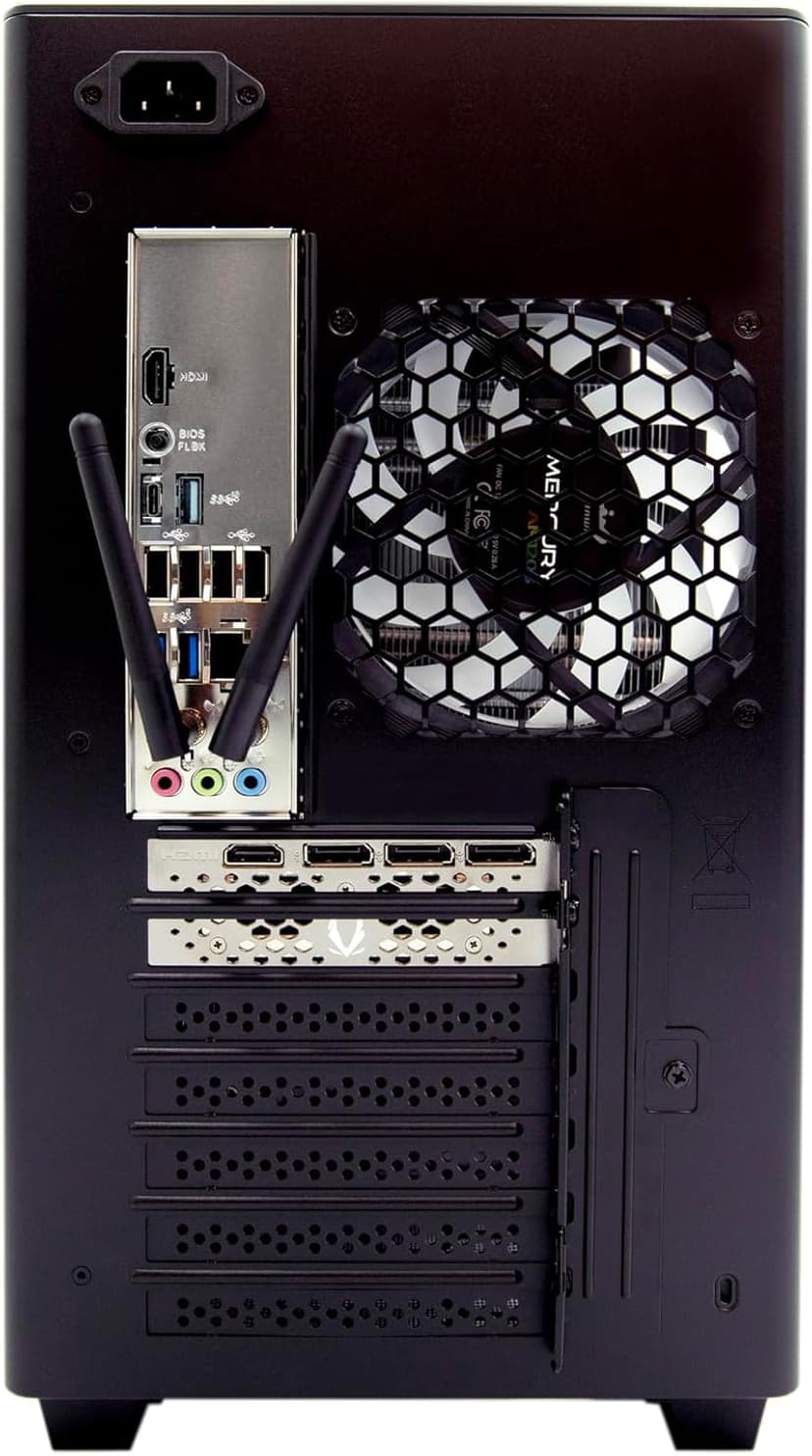 ZOTAC Gaming MEK Hero Gaming Desktop A7748S AMD Ryzen 7 7700X, GeForce RTX 4080 Super Trinity Black Edition 16GB GDDR6X, 16GB 4800 MHz DDR5, 1TB SSD, WiFi + Bluetooth 5.2 - GH4080SA7700XBL-01-U-W4B