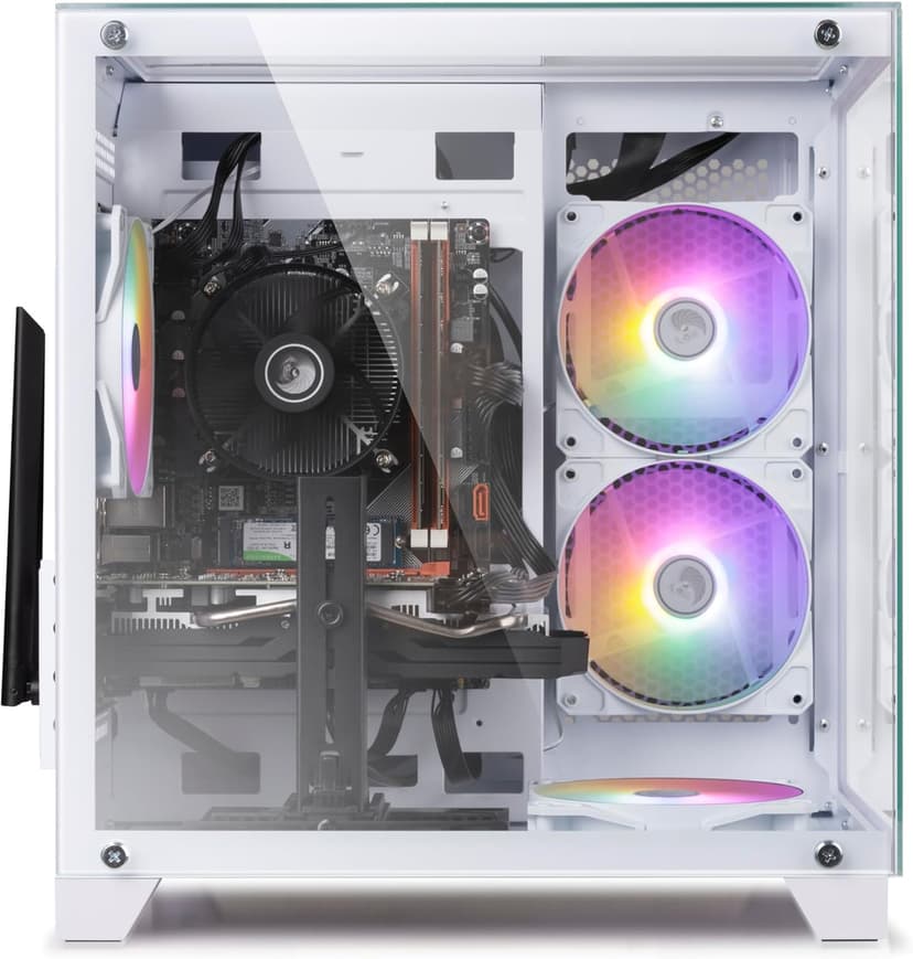 Prebuilt Gaming PC Desktop Computer,Intel Core i7 Desktop,Operating at A Frequency of 3.4-3.9 GHz,RX590 Graphics Card with 8GB GDDR5 Video Memory,16GB RAM, 1TB NVME SSD,WiFi 5.0,RGB Fan x4
