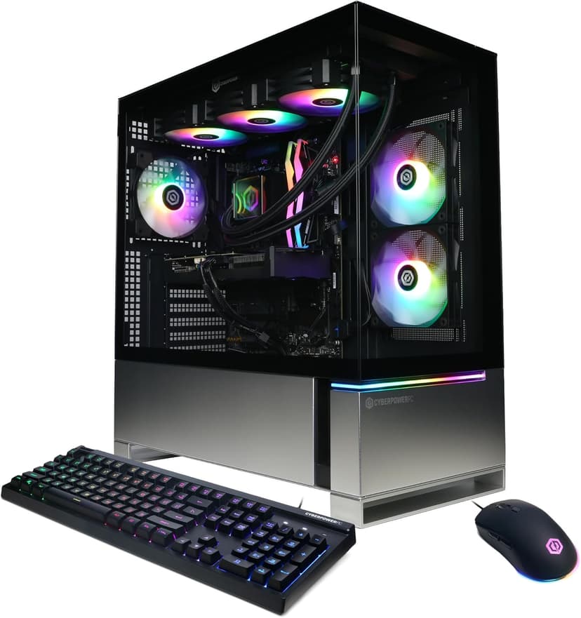 CyberPowerPC Gamer Supreme Gaming PC, AMD Ryzen 9 9950X3D 4.3GHz, Radeon RX 9070 XT 16GB, 64GB DDR5, 4TB PCIe 4.0 SSD, WiFi Ready & Windows 11 Home (SLCAI23000A2)