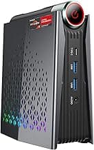 ACEMAGICIAN [Gaming PC Ryzen 7 5875U Mini PC(up to 4.5Ghz), 16GB DDR4 512GB NVME SSD Mini Desktop Computer, Mini Computers [WiFi6/BT5.2] [4K UHD/RGB Lights/3 Adjustable Mode PC Gaming