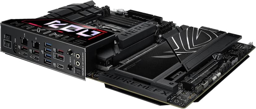 ASUS ROG Maximus Z890 Hero Intel® Z890 LGA 1851 ATX Motherboard, Advanced AI PC-Ready, 22+2+1+2 Stages, DDR5, WiFi 7, 3X PCIe® 5.0 M.2, Thunderbolt™ 4, USB Type-C®, AI Overclocking/Cooling/Networking
