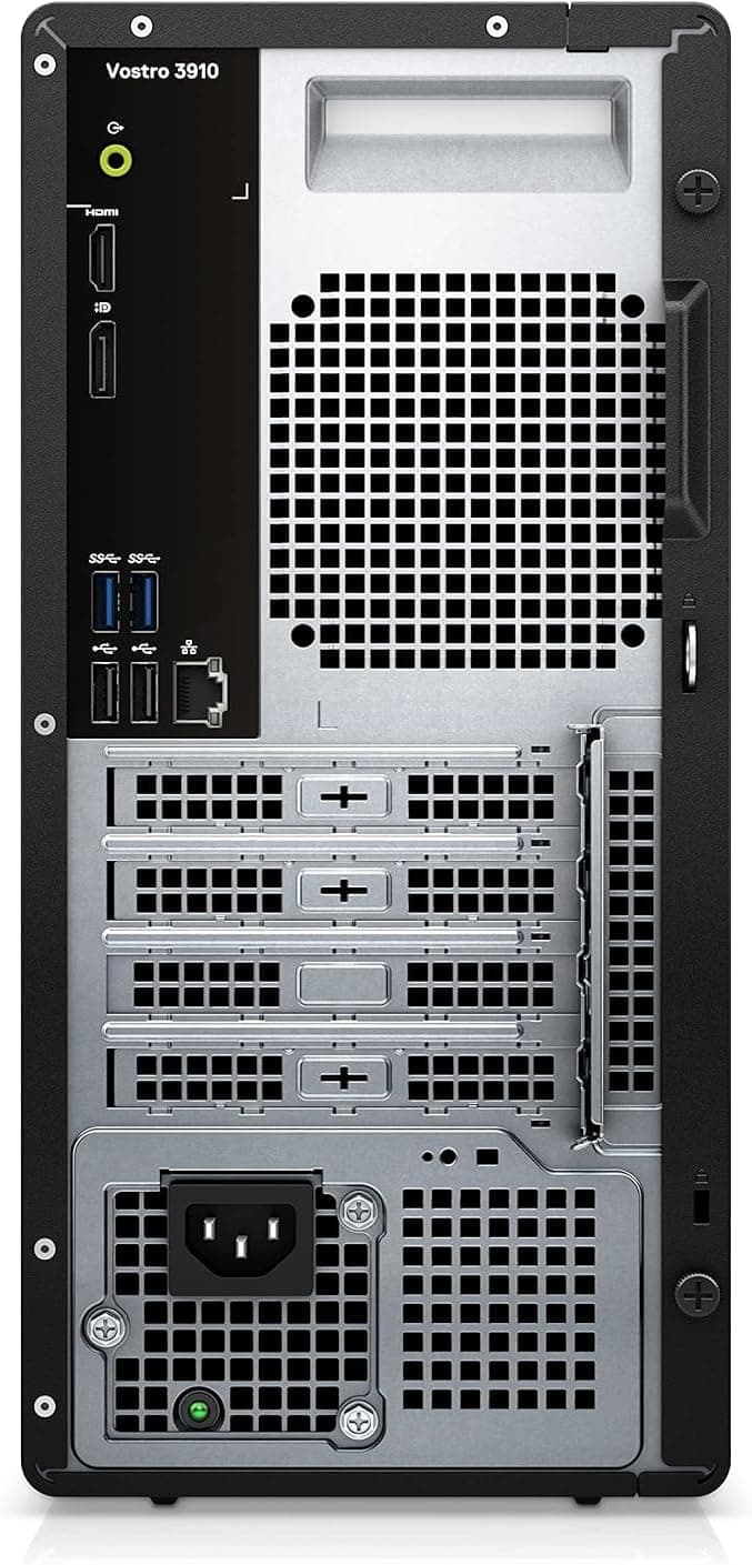 Dell Vostro 3910 Business Tower Desktop, 12th Gen Intel 4-Core Processor, DVD-RW, Display Port, HDMI, Ethernet Port, Windows 11 Pro, Black (16GB RAM | 1TB HHD + 1TB SSD)