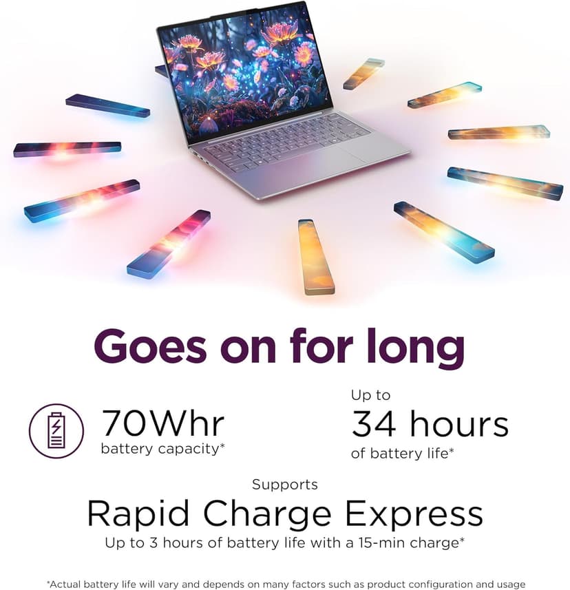 Lenovo Slim 7i Aura Edition - 2025 - Copilot+ PC - Core Ultra 7 Processor 256V - 14" WUXGA OLED Display - 16 GB Memory - 1 TB Storage - Luna Grey