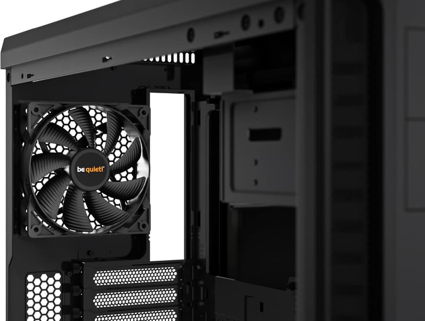 be quiet! Pure Base 600 ATX Midi Tower PC Case| 2 Pre-Installed Pure Wings Fans | Black | BG021