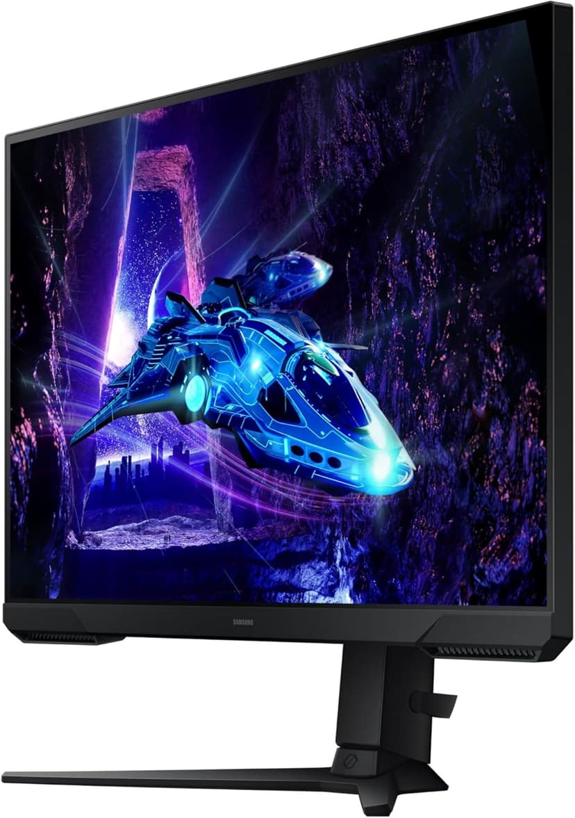 Samsung 24-Inch Odyssey G3 (G30D) Series FHD Gaming Monitor, 1ms, 180Hz, AMD FreeSync, Adjustable Stand, Black Equalizer, Virtual Aim Point, Eye Saver Mode, Flicker-Free, LS24DG302ENXZA