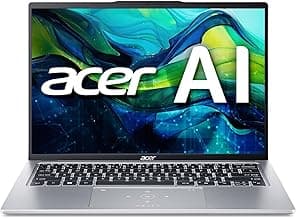 Acer Swift Go 14 Intel Evo Edition Laptop | 14" OLED WQXGA+ 2880x1800 Display | Unlock AI Experiences | Intel Core Ultra 5 processor 125H | Intel ARC | 8GB LPDDR5 | 512GB SSD | WiFi 6E | SFG14-73-58EP