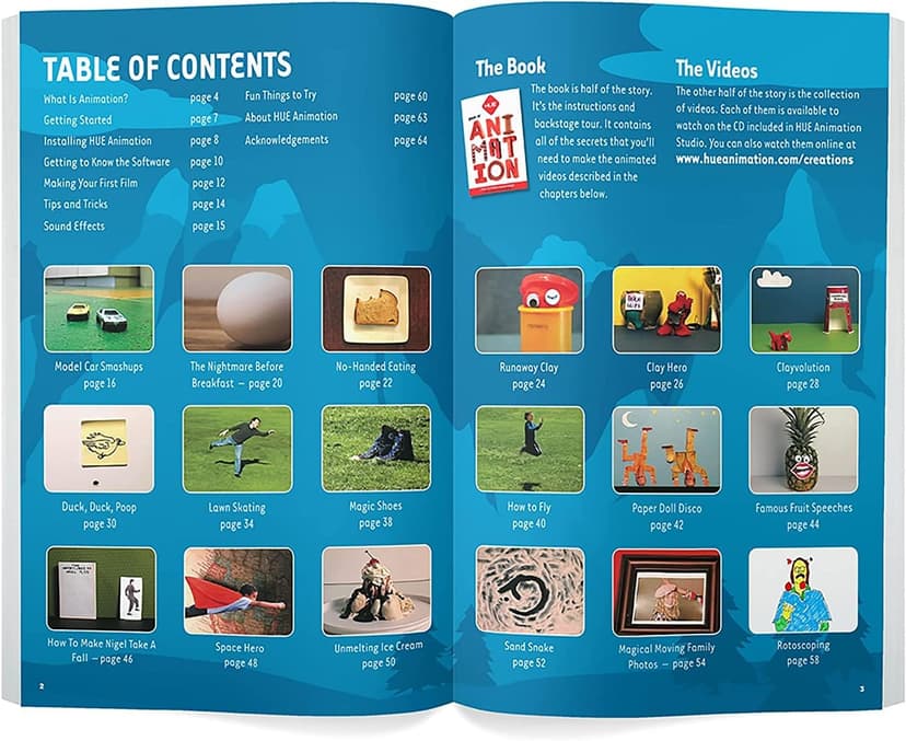 HUE Animation Studio: Complete Stop Motion Kit (Camera, Software, Book) for Windows/macOS (Red) with Carry Case