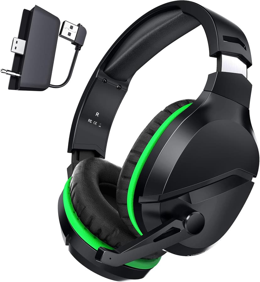 X3 Wireless Gaming Headset for Xbox Series X|S, PS5, PC, Mac, Switch – Bluetooth Headphones with Noise Cancelling Mic, 60H Playtime, Low Latency, Lightweight & Comfortable for Gamers