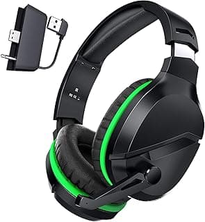 X3 Wireless Gaming Headset for Xbox Series X|S, PS5, PC, Mac, Switch – Bluetooth Headphones with Noise Cancelling Mic, 60H Playtime, Low Latency, Lightweight & Comfortable for Gamers