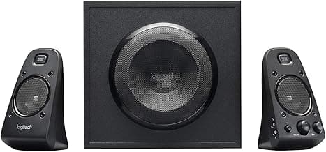 Logitech Z623 400 Watt Home Speaker System, 2.1 Speaker System - Black