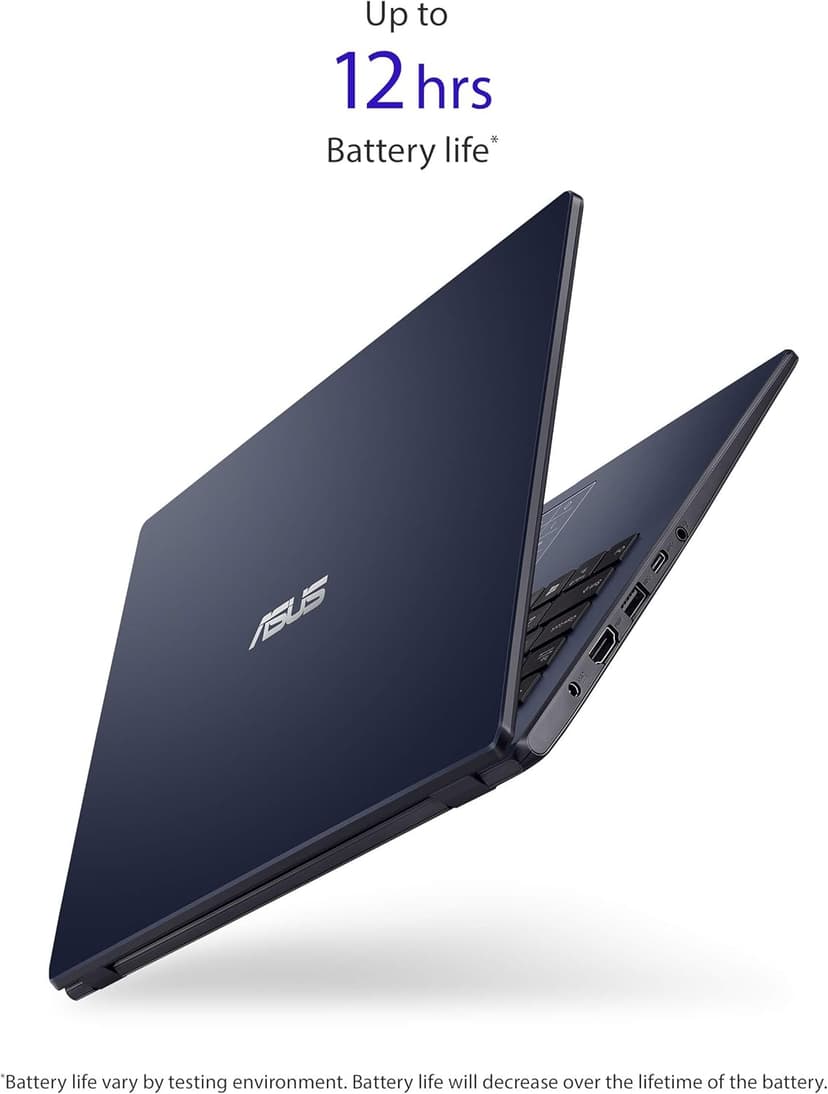 ASUS Vivobook Go 14 L410 Ultra Thin Laptop, 14â€ FHD Display, Intel Celeron N4020 Processor, 4GB RAM, 64GB eMMC, NumberPad, Windows 11 Home in S Mode, 1 Year Microsoft 365, Star Black, L410MA-AH02