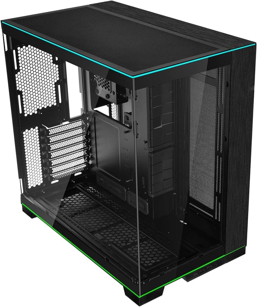Lian Li O11D EVO RGB E-ATX gaming dual chamber case - ARGB lighting strips - Up to 420mm radiator - Cable management - Front and side tempered glass panels - Reversible chassis (O11DERGBX.US)