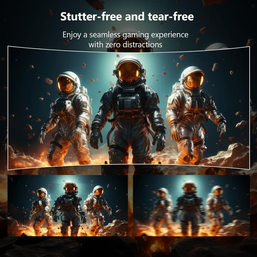 Z-Edge 27 inch Curved Gaming Monitor, FHD 1080P 280Hz Curved 1500R Computer Monitor, Ultra-Fast MPRT 1ms Monitor, 350nits, 16.7M Colors, 4000:1 Contrast, UG27P 2X DP 1.2 Ports and 2X HDMI 2.0 Ports