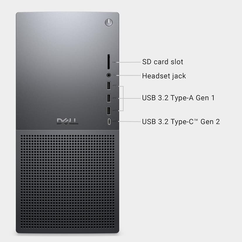 Dell Tower Plus EBT2250 Desktop - Intel Core Ultra 7 265, 1TB SSD, 32GB DDR5 RAM, Intel UHD, 1 Year Onsite Service & 6 Month Migrate, Windows 11 Home, 1-Year McAfee+Premium Protection - Black