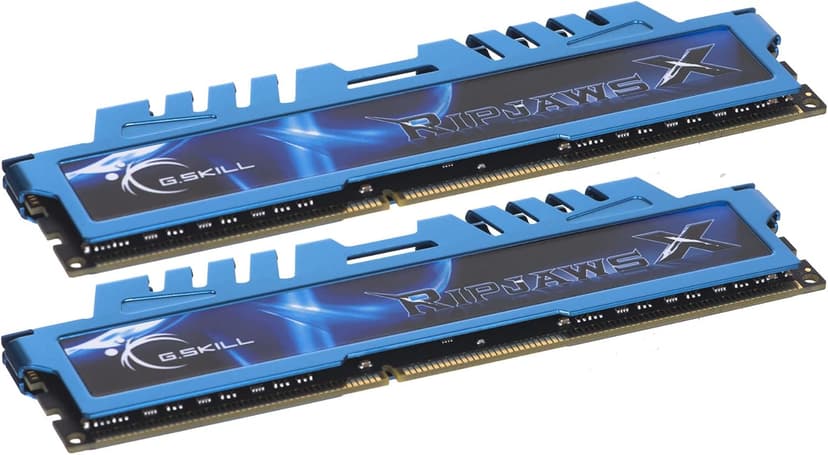 G.SKILL RipjawsX Series (Intel XMP) DDR3 RAM 16GB (2x8GB) 1600MT/s CL9-9-9 1.50V Desktop Computer Memory UDIMM (F3-1600C9D-16GXM)