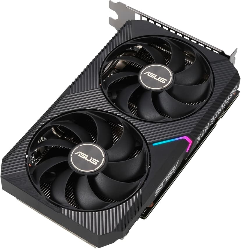 ASUS Dual NVIDIA GeForce RTX 3060 V2 12GB GDDR6 Gaming Graphics Card (PCIe 4.0, 12GB GDDR6 Memory, HDMI 2.1, DisplayPort 1.4a, 2-Slot Design, Axial-tech Fan Design, 0dB Technology)