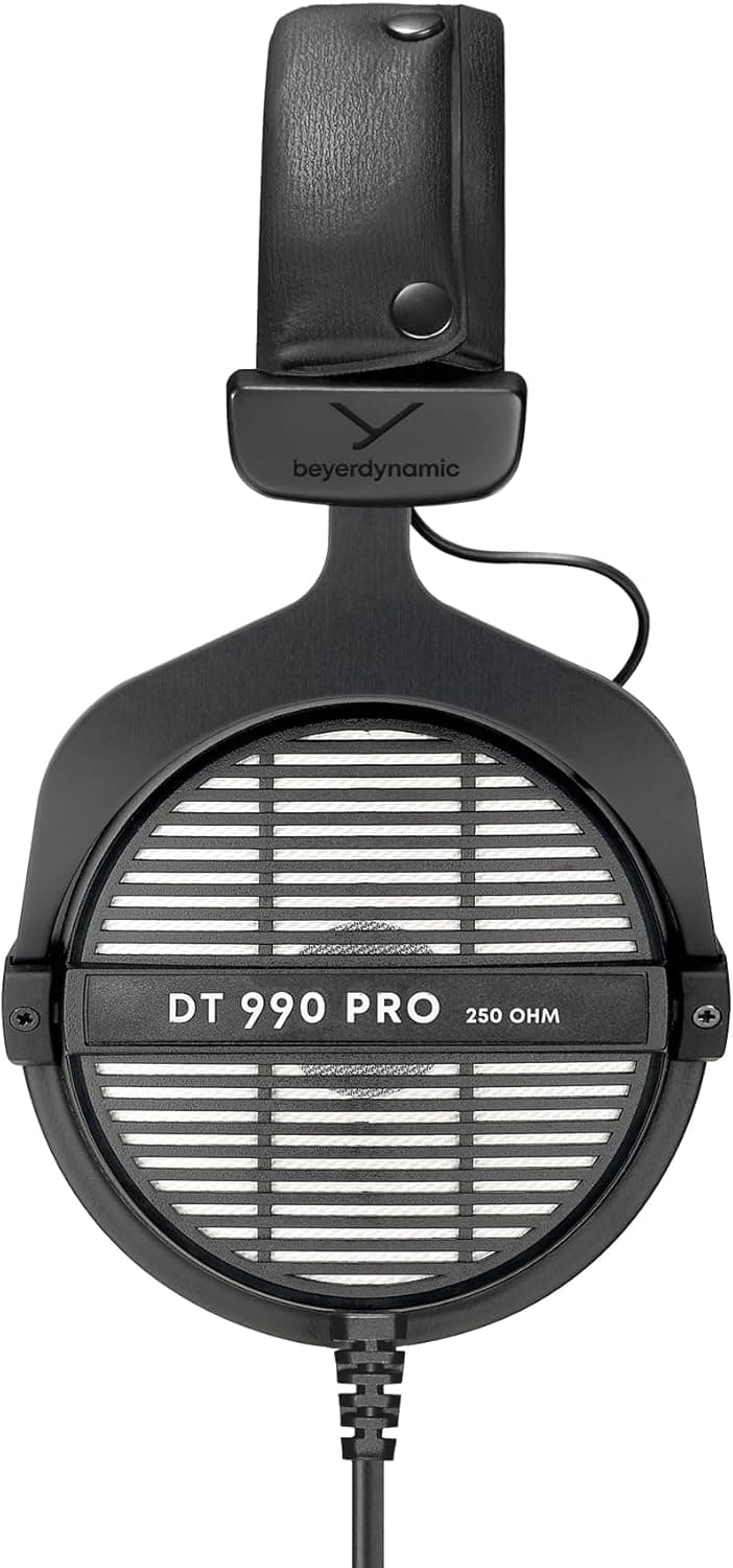 beyerdynamic DT 990 Pro 250 ohm Over-Ear Studio Headphones For Mixing, Mastering, and Editing