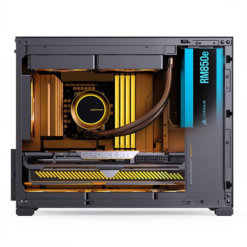 JONSBO D32 STD Micro-ATX PC Case,High Compatibility Mini Desktop Case, Support MATX Back-Connect/BTF MB,365mm GPU/240AIO/163mm Air Cooler, ATX/SFX-L/SFX PSU, USB3.2 PC Gaming Case,Black