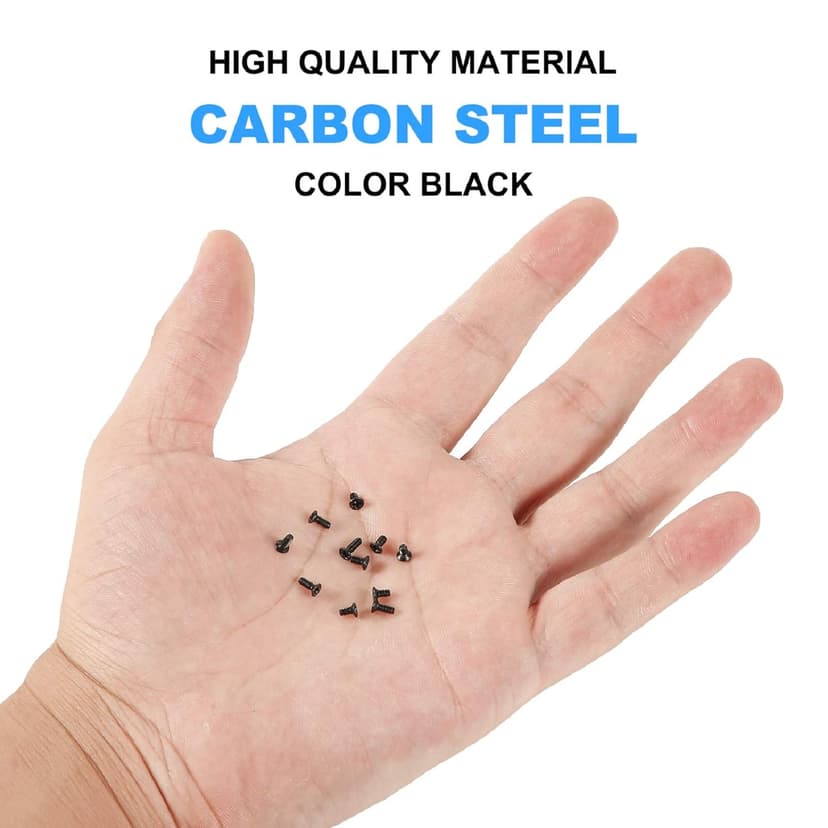720pcs Laptop Notebook Screws Set,Replacement Computer Screws Kit,M1.4,M1.7,M2,M2.5,M3 countersunk Flat Head Phillips Mini Screw Set for Electronic Repair.