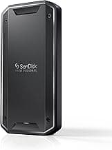 SanDisk Professional 4TB PRO-G40 SSD - Up to 3000MB/s, Thunderbolt 3 (40Gbps), USB-C (10Gbps), IP68 dust/Water Resistance, External Solid State Drive - SDPS31H-004T-GBCND