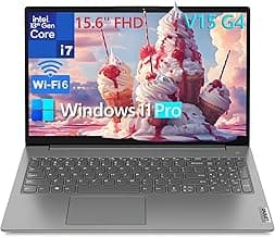 Lenovo Laptop Computer, Intel 10-Core i7-13620H (Beat Ultra 7 255U), 40GB DDR4 RAM, 1TB PCIe SSD, WiFi 6, Bluetooth 5.2, 15.6" FHD for Business & Home, RJ45, Type-C, HDMI, Windows 11 Pro, Wendbo