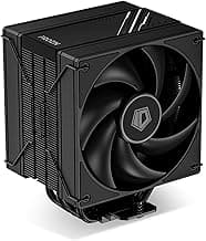 ID-COOLING FROZN A410 DK CPU Cooler, All-Black Layout Single Tower with 2x120mm FDB Fans in a Push-Pull Configuration, Noninterference with RAM, Compatible with Intel and AMD Latest Sockets