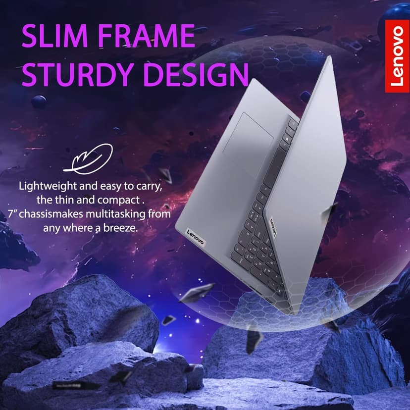 Lenovo Essential Laptop | Ideapad 1i | 20GB RAM | 15.6" FHD Display | 1TB PCIe+128GB eMMc Storage | 1 Yr Office 365 + Lenovo ADP | Intel Dual-Cores Processor | HDMI | Wi-Fi 6 | Win 11 Home | Gray