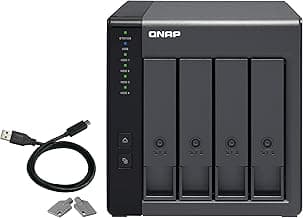 QNAP TR-004 4 Bay USB Type-C Direct Attached Storage (DAS) with hardware RAID (Diskless)