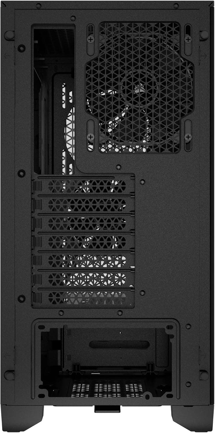 Corsair 3000D AIRFLOW Mid-Tower PC Case – 3-Pin Fans – Four-Slot GPU Support – Fits up to 8x 120mm Fans – High-Airflow Design – Black