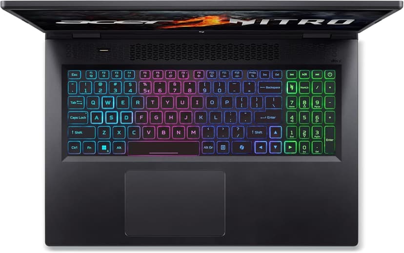 Acer Nitro 17 Gaming Laptop | AMD Ryzen 5 8645HS Hexa-Core AI Capable Processor | NVIDIA GeForce RTX 4050 Laptop GPU | 17.3" FHD IPS 165Hz Display | 16GB DDR5 | 512GB SSD | Wi-Fi 6E | AN17-42-R61S
