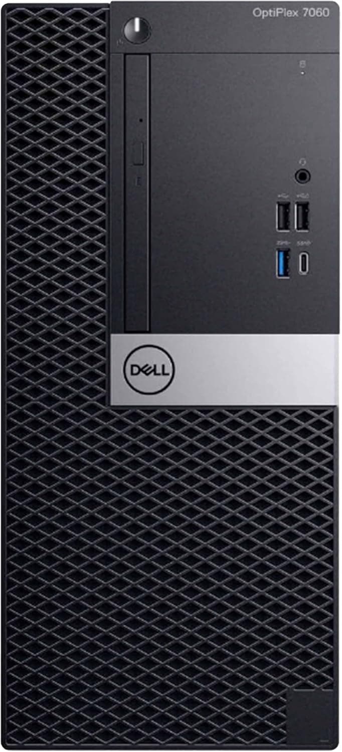 Dell Optiplex 7060 Tower Desktop Computer | Intel i7-8700 (3.4) | 32GB DDR4 RAM | 1TB SSD Solid State | Windows 11 Professional | Home or Office PC (Renewed)