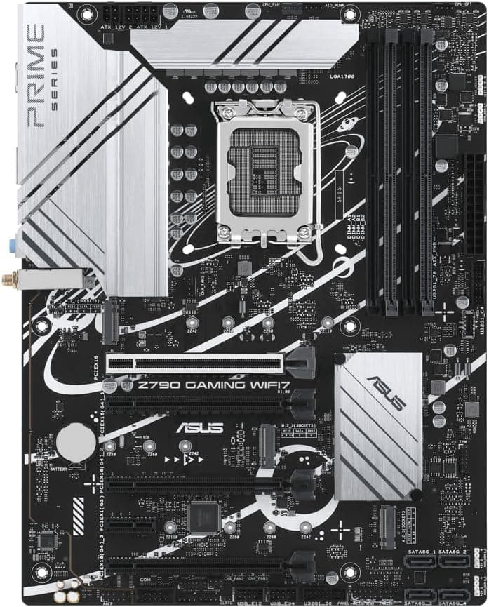 MICRO CENTER CPU Motherboard Combo - Intel i9-14900K 14th Gen 24-Cores LGA 1700 Desktop Processor with ASUS Z790 Gaming WIFI7 Motherboard