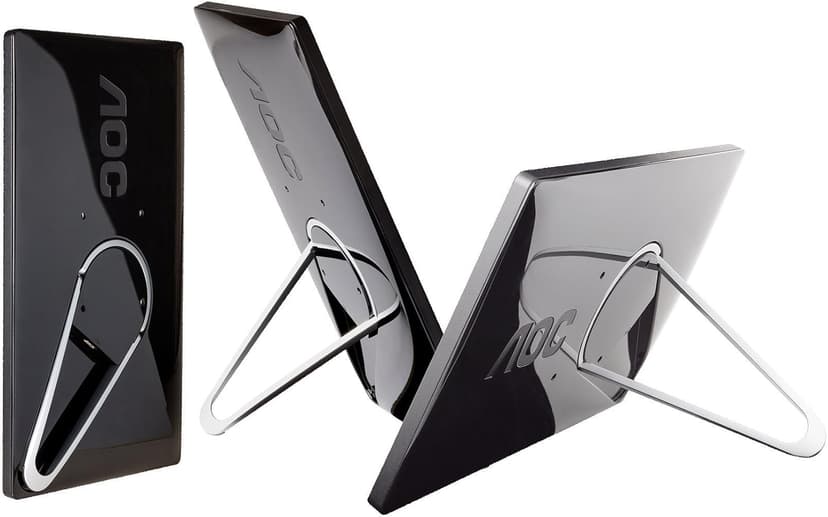 AOC e1659Fwu 16-Inch Ultra Slim 1366x768 Res 200 cd/m2 Brightness USB 3.0-Powered Portable LED Monitor (Renewed)