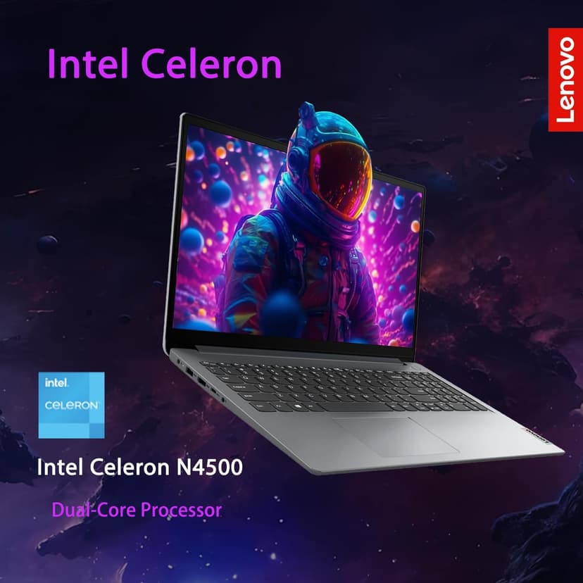 Lenovo Essential Laptop | Ideapad 1i | 20GB RAM | 15.6" FHD Display | 1TB PCIe+128GB eMMc Storage | 1 Yr Office 365 + Lenovo ADP | Intel Dual-Cores Processor | HDMI | Wi-Fi 6 | Win 11 Home | Gray