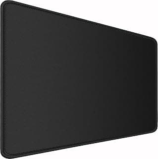 Large Gaming Mouse Pad, 31.5x15.7 inch Large Extended Computer Keyboard Mouse Mat, Water Resist Non-Slip Mousepad Rubber Base Long XXL Desk Mouse Pad for Work & Gaming, Office & Home, Black