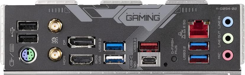 GIGABYTE B650 Gaming X AX (AM5/ LGA 1718/ AMD/ B650/ ATX/ 5-Year Warranty/ DDR5/ PCIe 4.0 M.2/ PCIe 4.0/ USB 3.2 Gen2x2 Type-C/AMD Wi-Fi 6E/ Realtek 2.5GbE LAN/Motherboard)