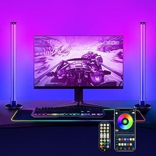 Smart LED Light Bars, RGB IC Light Bar for Room, 16 Million Colors & 213 Preset Modes, Music Sync Gaming Lights, App Control & Remote Control Ambient Lighting for TV Backlight, Game Room Lights Decor