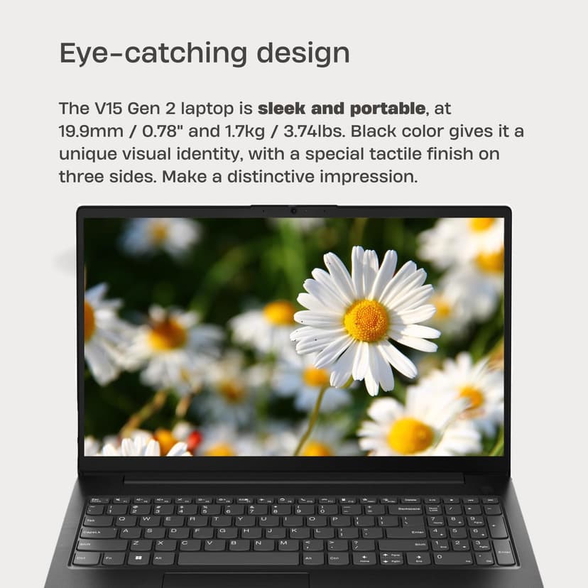 Lenovo 15.6" Laptop Computer for Home Business Student, Intel Dual-Core Processor, 32GB DDR4 RAM, 1TB PCIe SSD, FHD Display, WiFi 6, Bluetooth 5.2, HDMI, Numeric Keypad, Black, Windows 11 Pro, Tichang