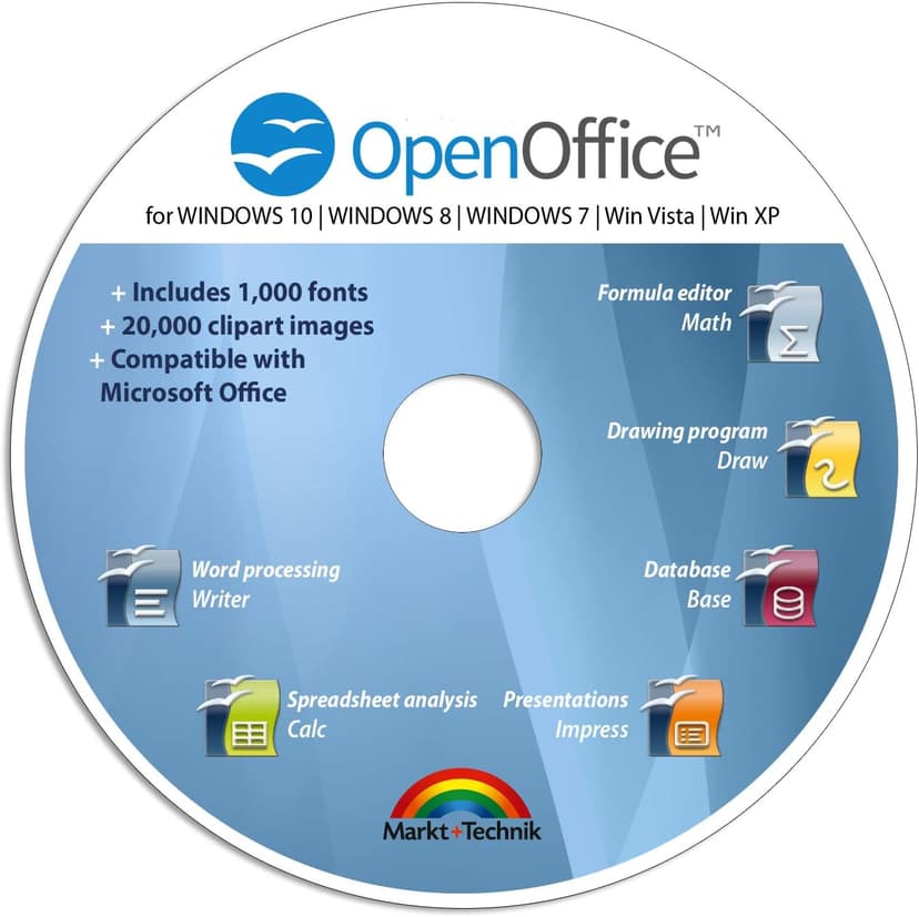 Office Suite 2025 Special Edition for Windows 11-10-8-7-Vista-XP | PC Software and 1.000 New Fonts | Alternative to Microsoft Office | Compatible with Word, Excel and PowerPoint