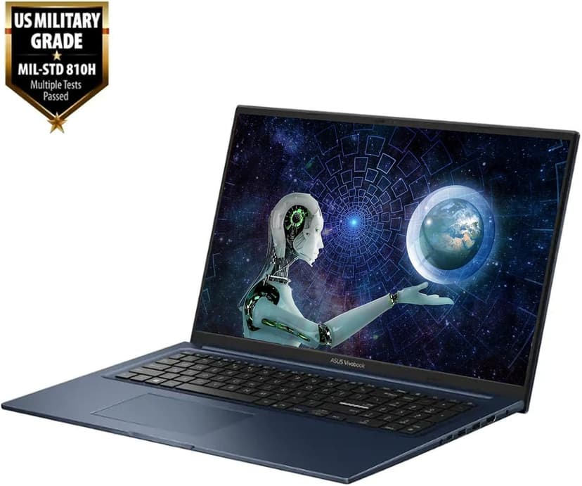 ASUS Vivobook 17 inch Laptop | 17.3" FHD Computer | 24GB RAM|1TB SSD & 128GB Portable SSD | Intel Core i3-1215U| Webcam| USB-C| Wi-Fi 6E| Copilot Ready| Ultra Light| AI-Powered Windows 11| RK Bundle