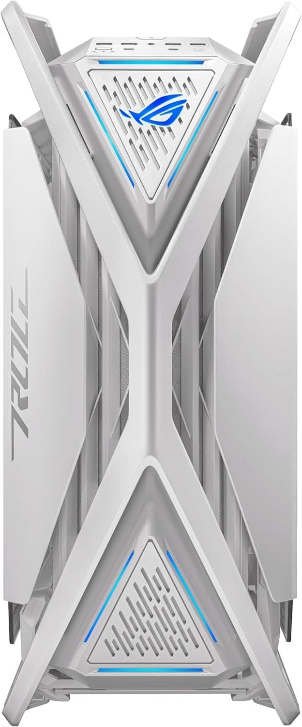 ASUS ROG Hyperion GR701 EATX Full-Tower Computer case with Semi-Open Structure, Tool-Free Side Panels, Supports up to 2 x 420mm radiators, Built-in Graphics Card Holder, 2X Front Panel Type-C