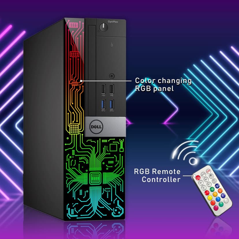 Dell OptiPlex 5050 Desktop Computers with 24 inch Monitor PC Bundle, 16GB DDR4 Ram 512GB M.2 NVMe SSD, WiFi, Bluetooth, i5-6500 3.2GHz, HDMI, Windows 10 Pro (Renewed)