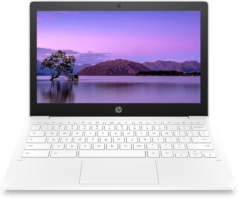 HP Chromebook 11-inch Laptop - Up to 15 Hour Battery Life - MediaTek - MT8183 - 4 GB RAM - 32 GB eMMC Storage - 11.6-inch HD Display - with Chrome OS™ - (11a-na0021nr, 2020 model, Snow White)